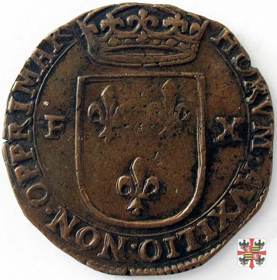 10 fiorini ossidionale con i tre gigli 1630 (Casale)