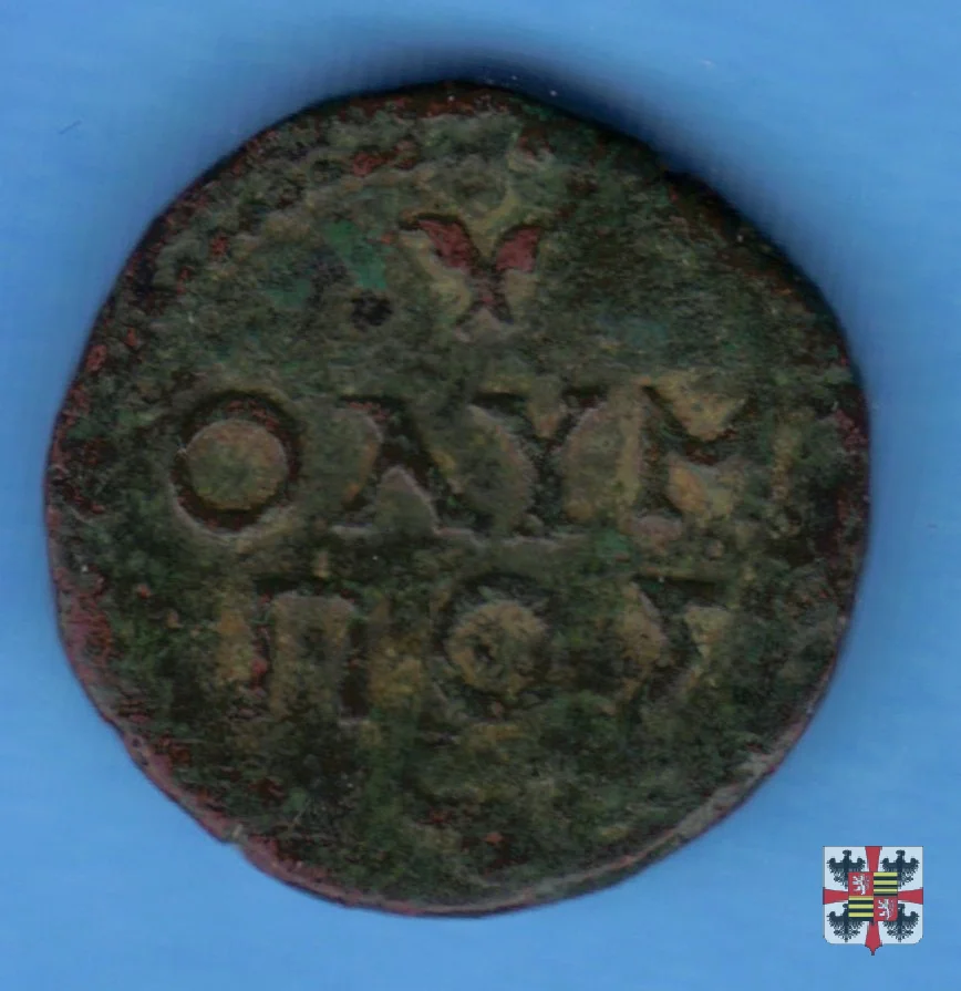 Quattrino o bagattino con la scritta OLYMPOS  (Mantova)