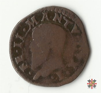 Quattrino o bagattino con la scritta OLYMPOS  (Mantova)