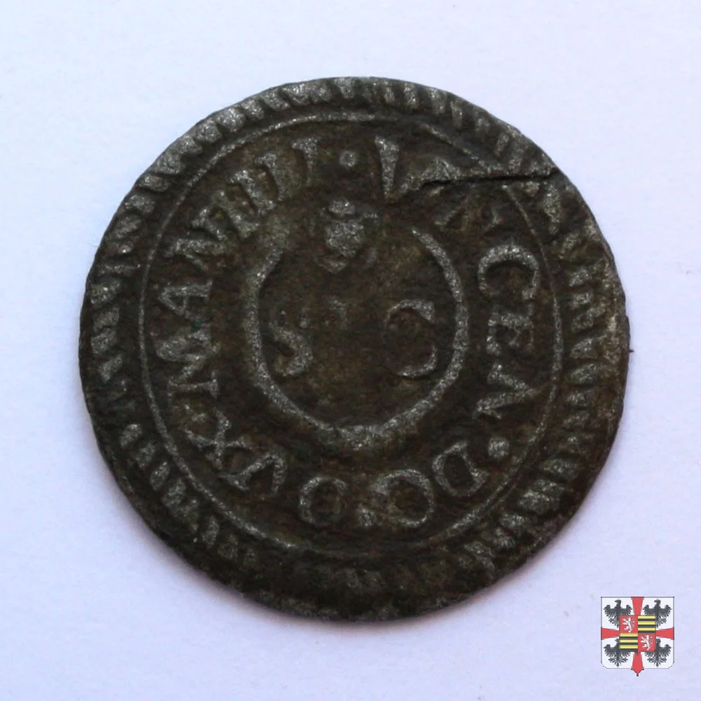 Quattrino con motto SIC e due C accostate  (Mantova)