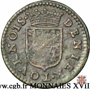 Denier tournois 1609 (Charleville)