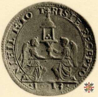 Doppia con i due angeli e il reliquiario 1613 (Mantova)