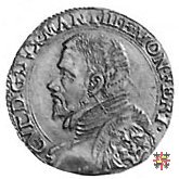 Doppia con lo stemma e busto a s. 1578 (Casale)