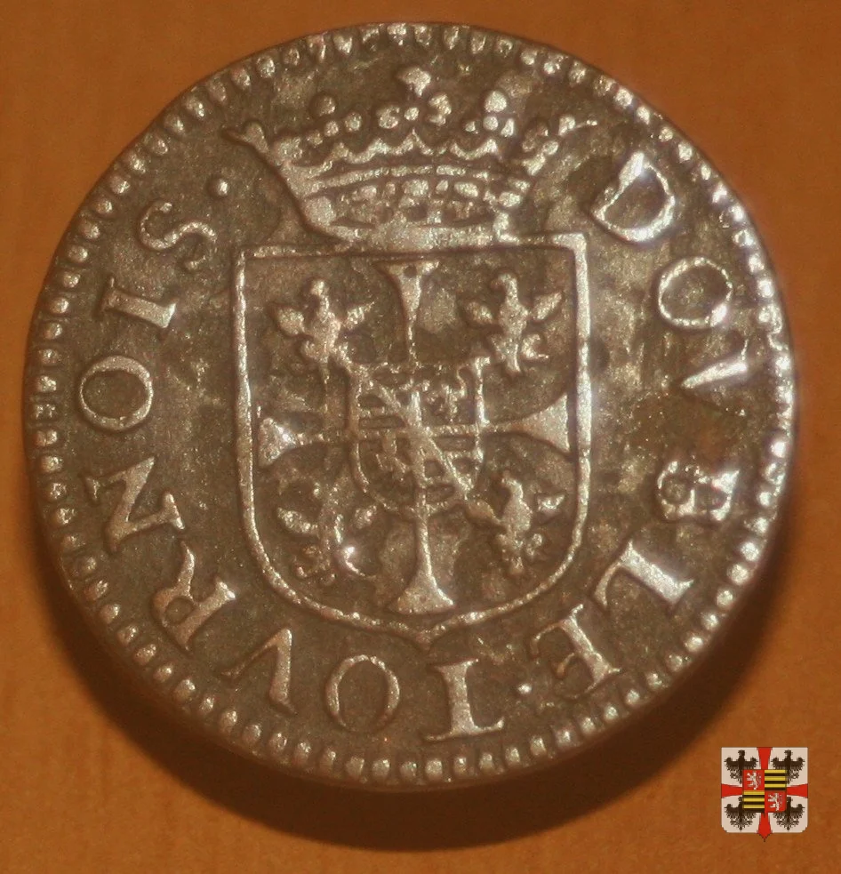 Double tournois con busto a d. 1608 (Charleville)