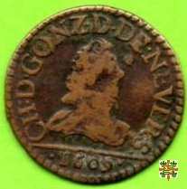 Double tournois con busto a d. 1609 (Charleville)