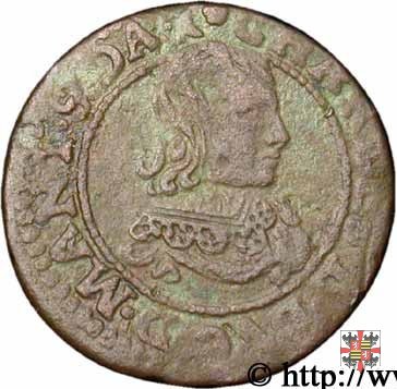 Double tournois con i tre gigli 1638 (Charleville)