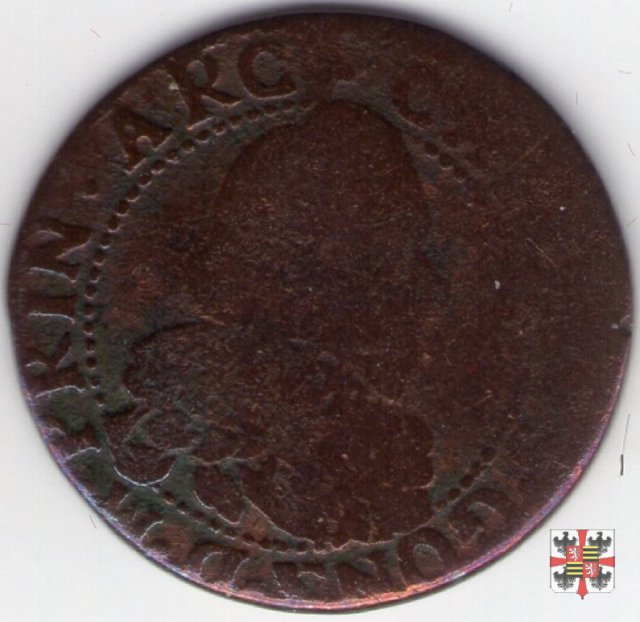 Double tournois con i tre gigli 1634 (Charleville)