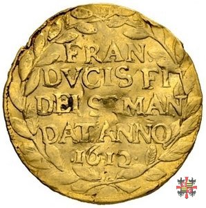 Ducato d'oro con la stella cometa 1612 (Mantova)