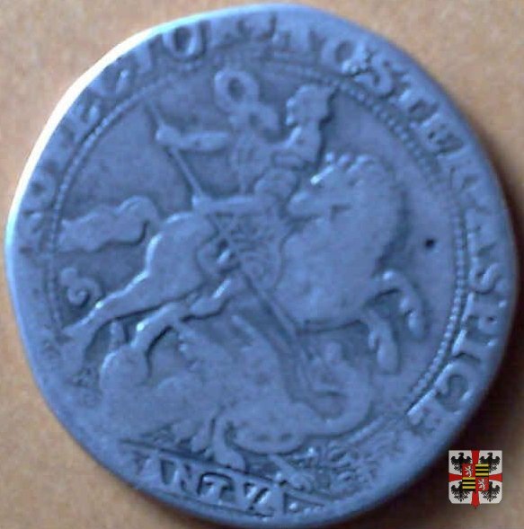 Ducatone con S.Giorgio a cav. (MN-busto grande) 1590 (Mantova)