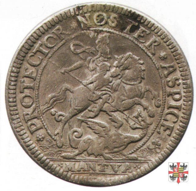 Ducatone con S.Giorgio a cav. (MN-busto piccolo) 1589 (Mantova)