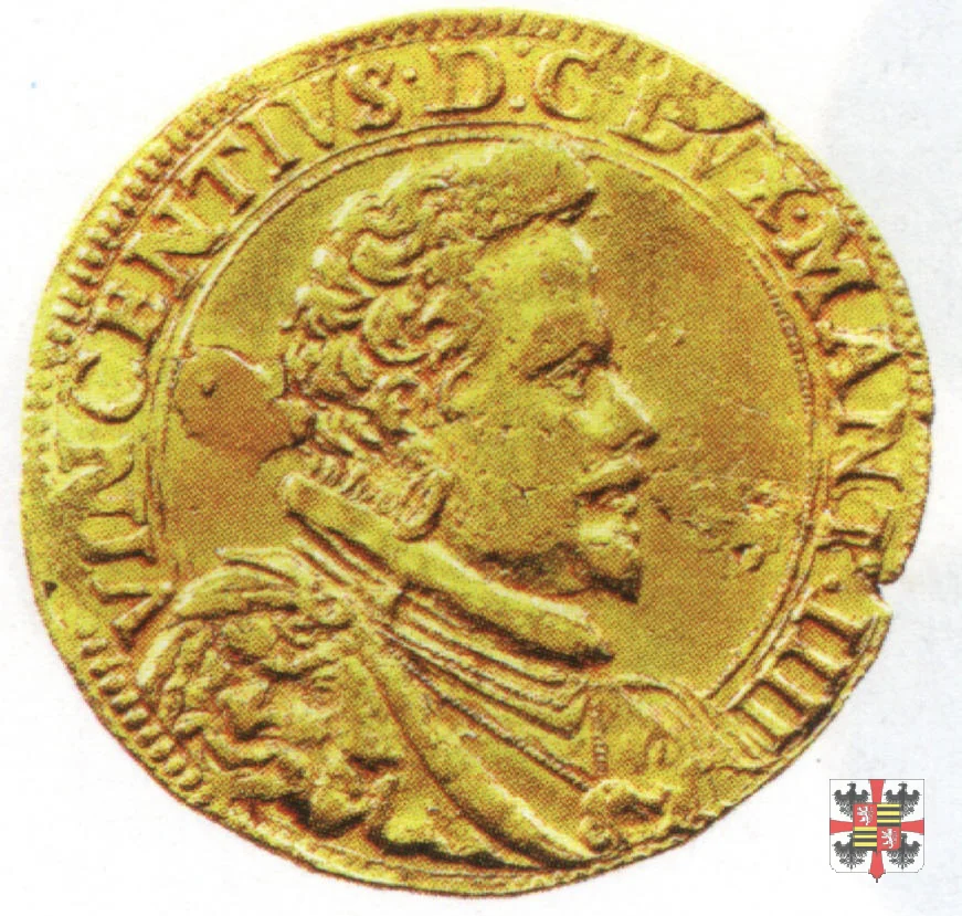 Due doppie con lo stemma e busto a d. 1601 (Casale)