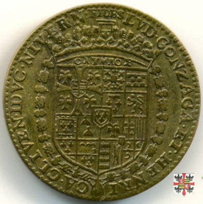 Gettone con l'altare sormontato da nubi e pioggia 1633