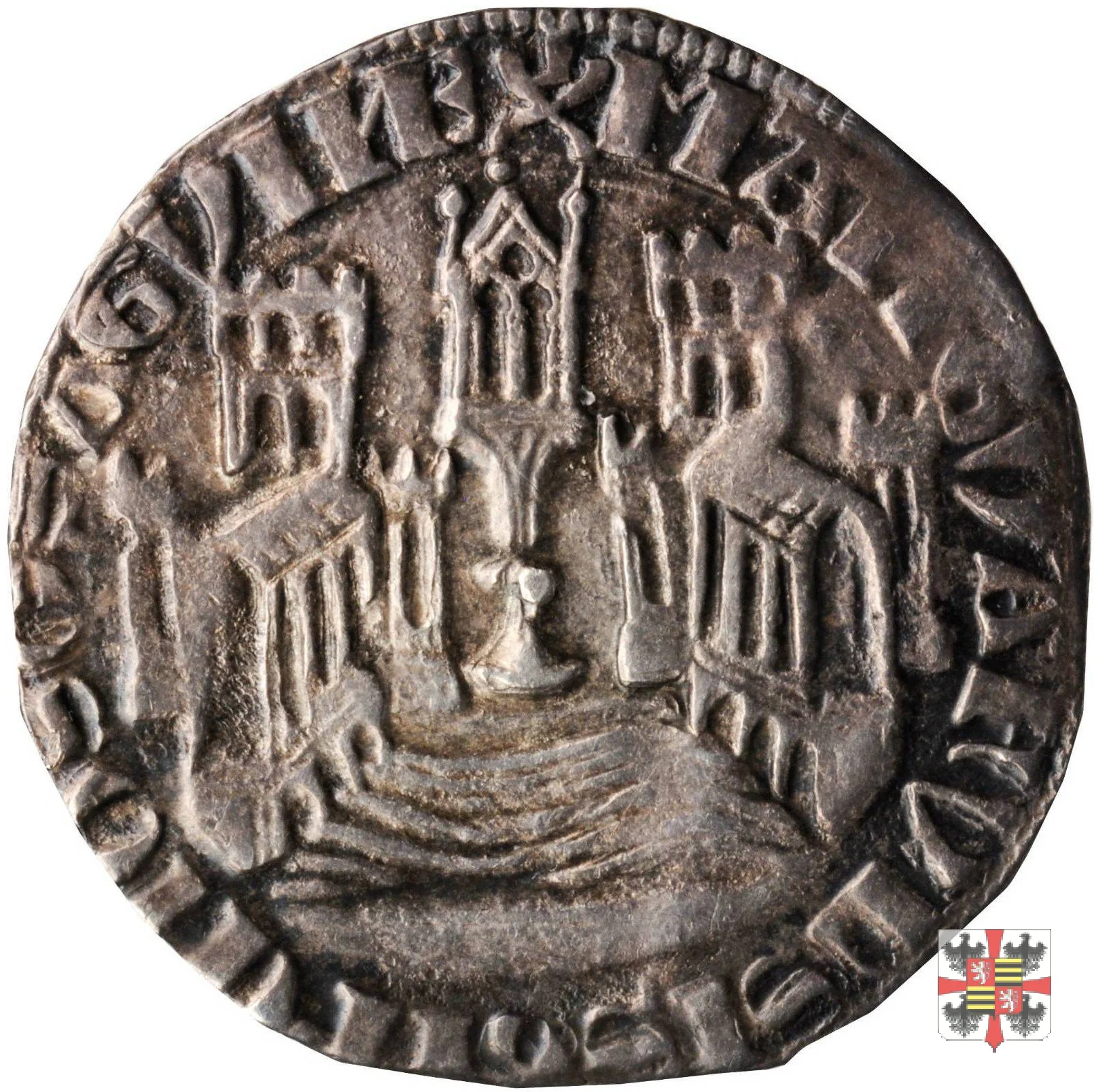 Grosso con lo stemma e la veduta di Mantova  (Mantova)