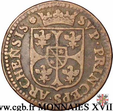 Liard testa nuda 1611 (Charleville)