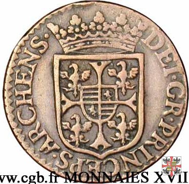 Liard testa nuda 1615 (Charleville)