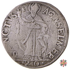 Lira con Sant'Anselmo 1612-1615 (Mantova)