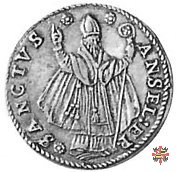 Lira con Sant'Anselmo (lira anselmina)  (Mantova)