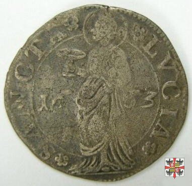 Lira con Santa Lucia 1663 (Mantova)