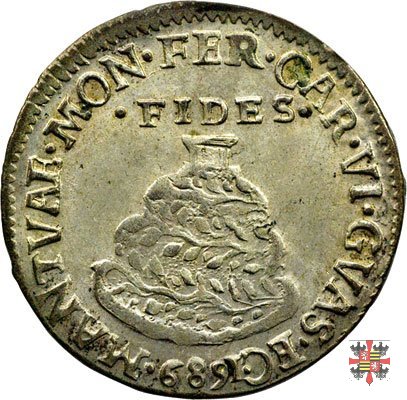 Lira con il monte Olimpo 1689 (Mantova)