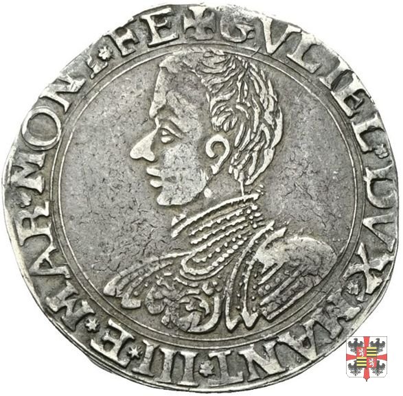 Lira con la Giustizia e busto a s. 1573 (Casale)