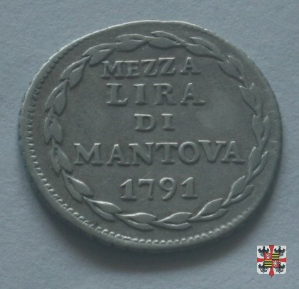 Mezza lira 1791 (Mantova)