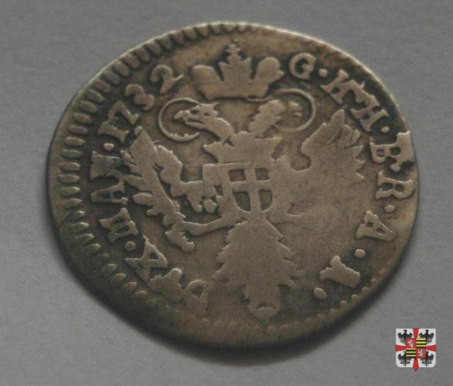 Mezza lira da dieci soldi 1732 (Mantova)