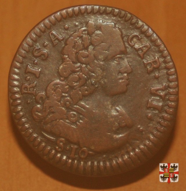 Mezza lira da dieci soldi 1732 (Mantova)