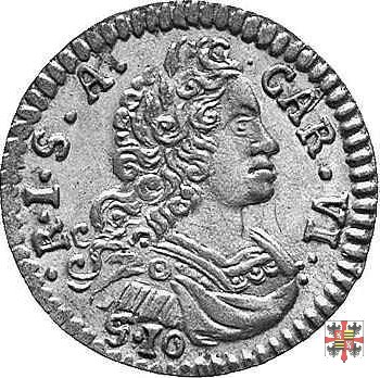 Mezza lira da dieci soldi 1734 (Mantova)