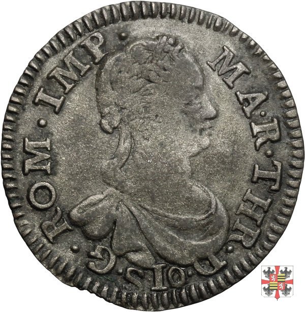 Mezza lira da dieci soldi 1750 (Mantova)