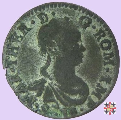 Mezza lira da dieci soldi 1754 (Mantova)