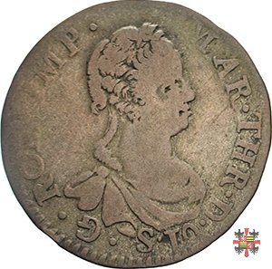 Mezza lira da dieci soldi 1754 (Mantova)