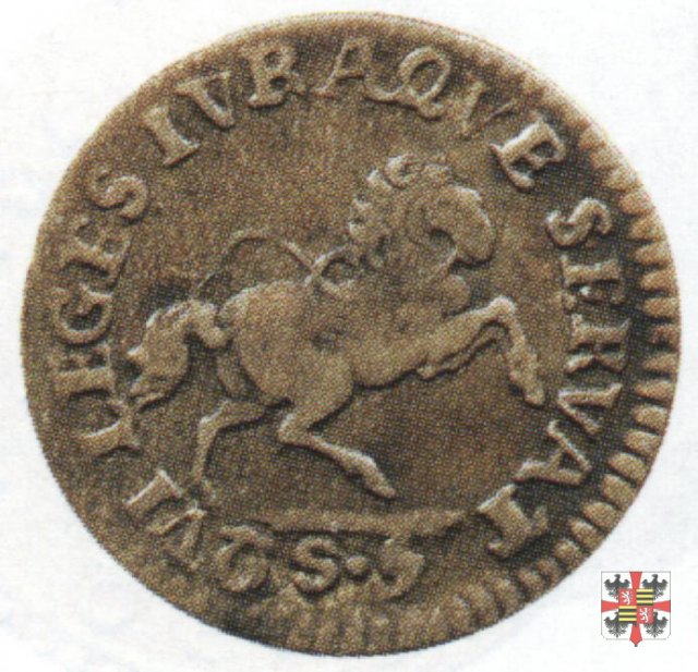 Mezzo cavallotto da 5 soldi 1702 (Mantova)