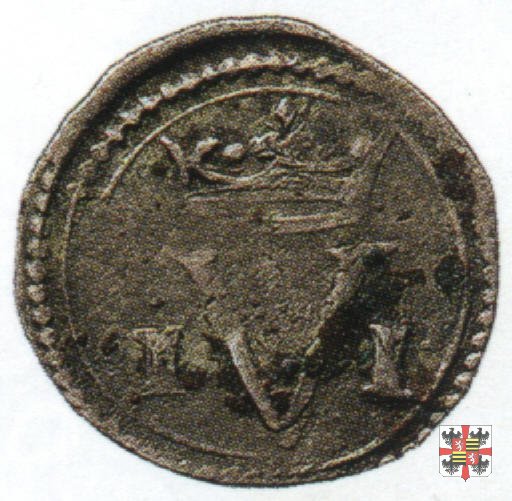 Mezzo grossetto con V coronata di 2° tipo  (Mantova)