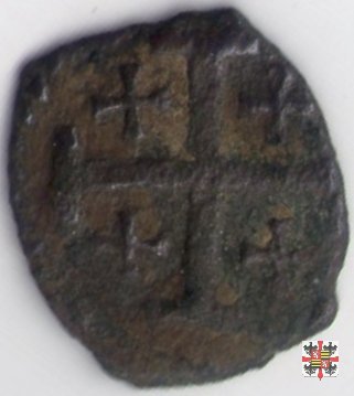 Mezzo quattrino con la croce di Gerusalemme  (Mantova)