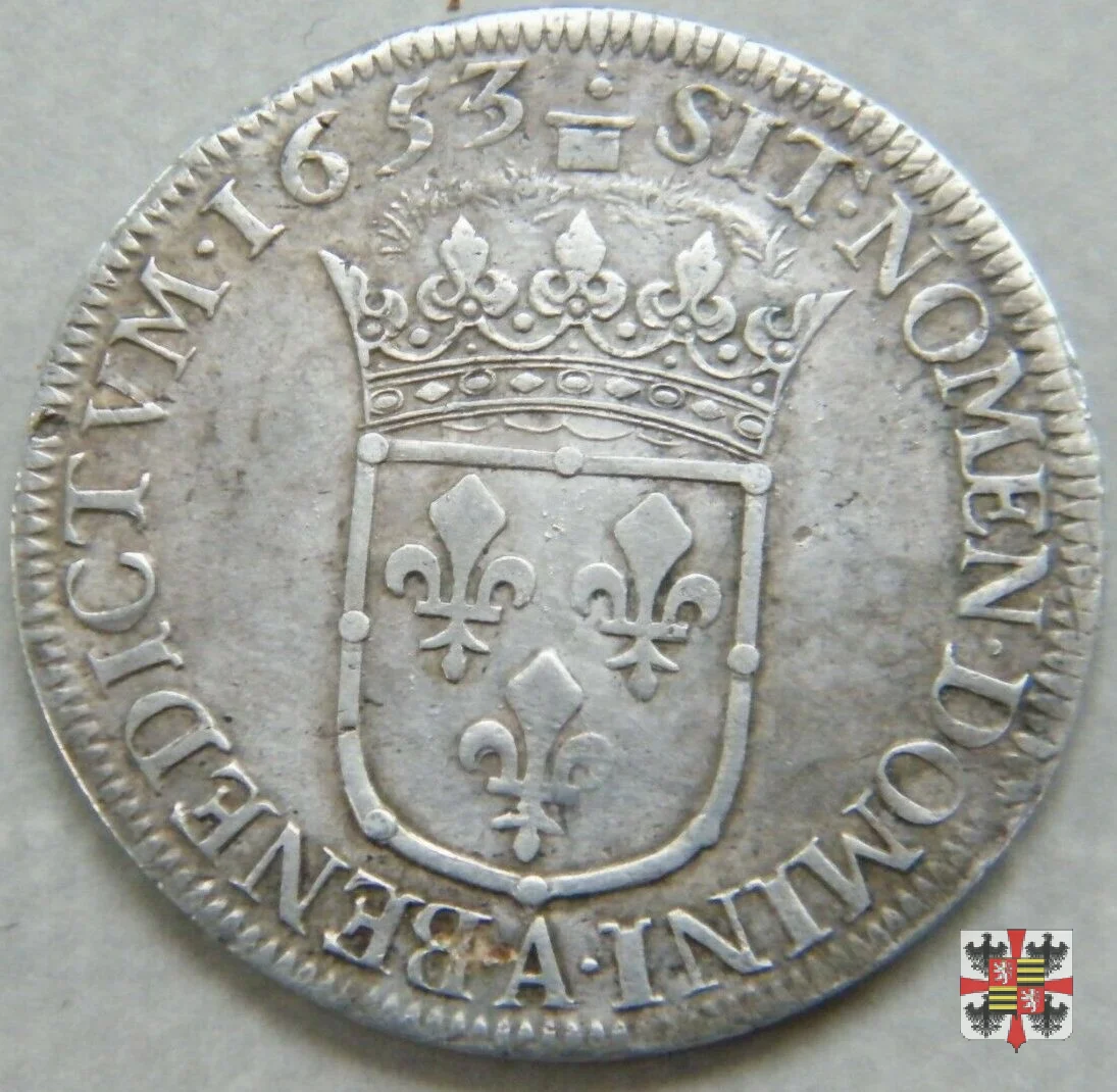 Mezzo scudo 1653 (Charleville)