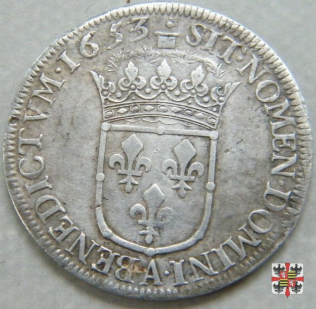 Mezzo scudo 1653 (Charleville)