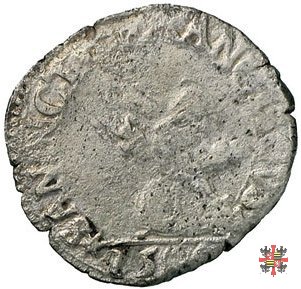 Parpagliola o cavallotto con San Francesco 1588 (Casale)