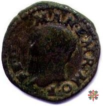 Quattrino o bagattino con la scritta OLYMPOS  (Mantova)