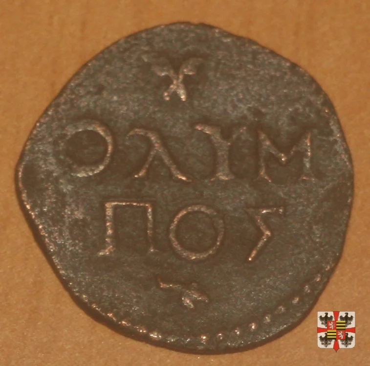 Quattrino o bagattino con la scritta OLYMPOS  (Mantova)