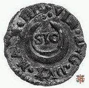Quattrino con motto SIC e due C accostate  (Mantova)