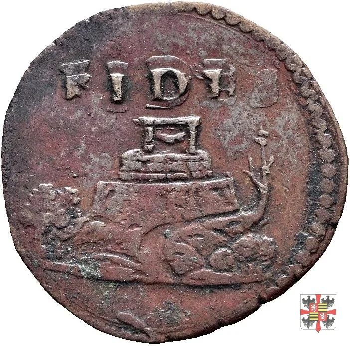 Quattrino o bagattino con il monte Olimpo  (Mantova)