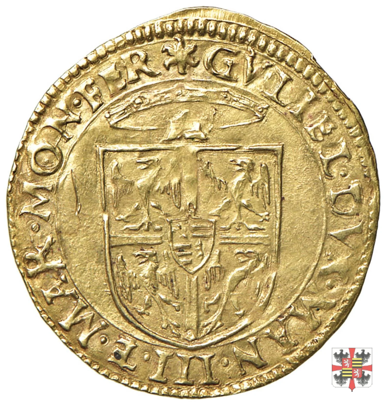 Scudo d'oro con il Cristo risorgente 1553 (Mantova)