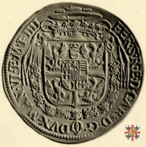 Tallero con S.Andrea e S.Longino 1613 (Mantova)