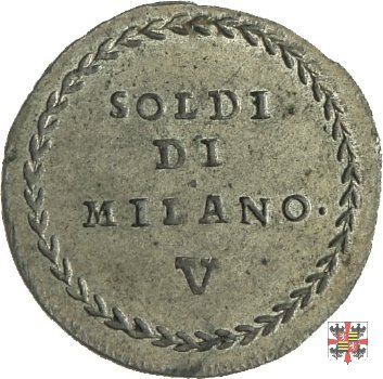 V soldi di Milano 1799 (Mantova)