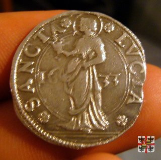 Lira con Santa Lucia 1633 (Mantova)