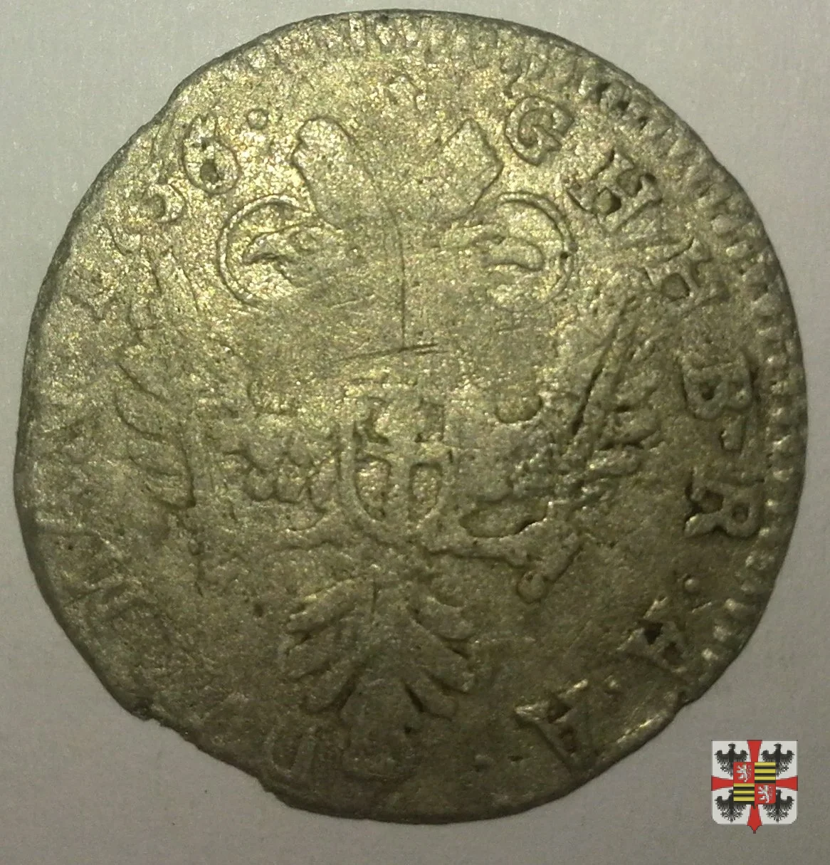 Mezza lira da dieci soldi 1736 (Mantova)