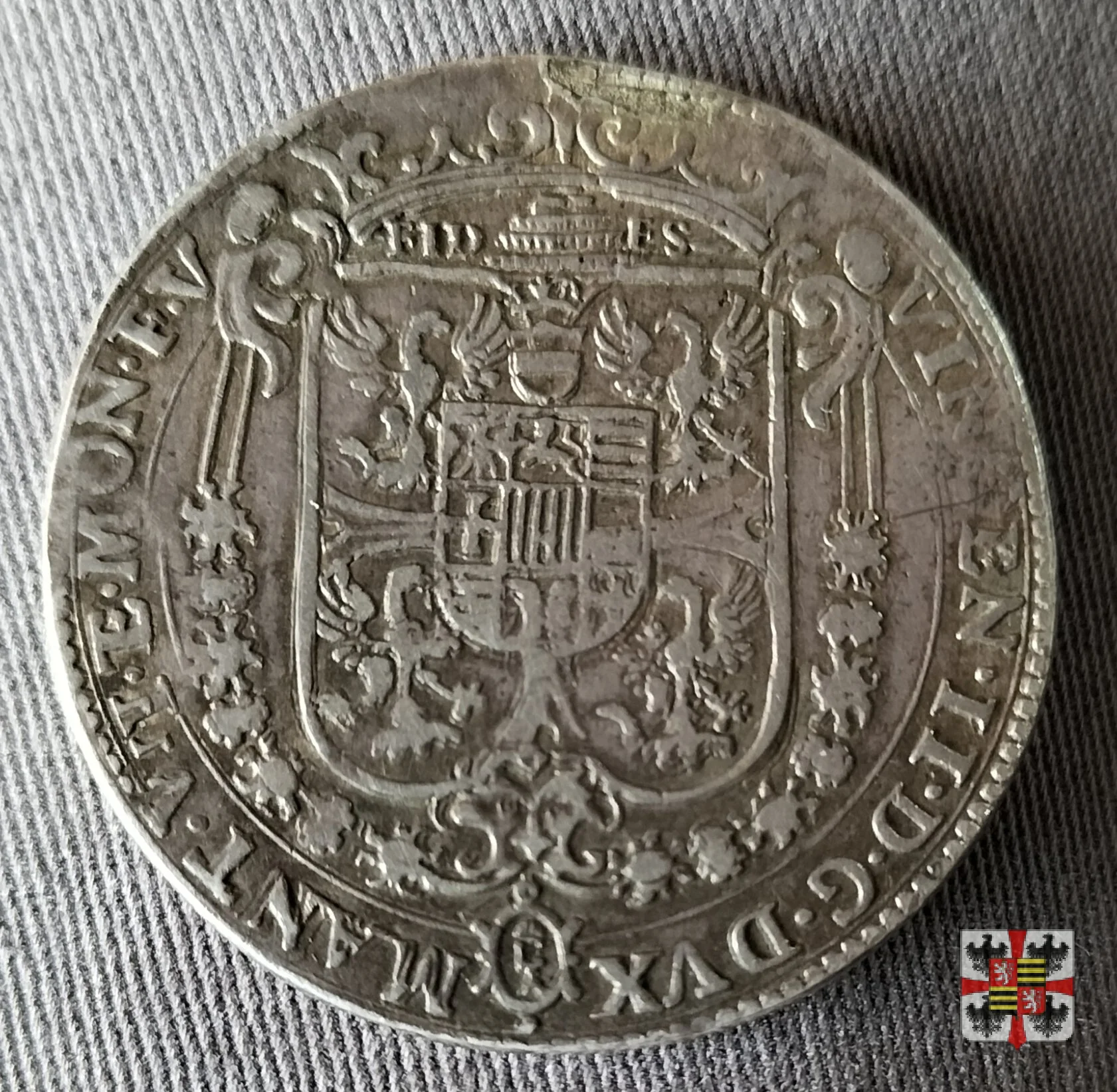 Mezzo ducatone col beato Luigi Gonzaga  (Mantova)