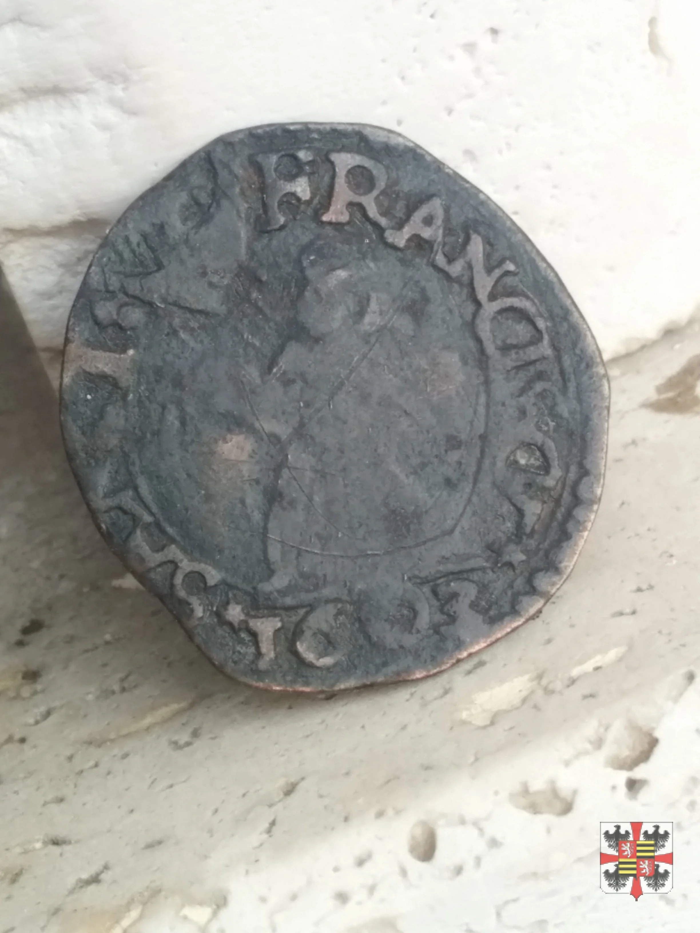 Parpagliola o cavallotto con San Francesco 1603 (Casale)