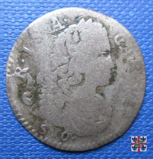 Mezza lira da dieci soldi 1736 (Mantova)