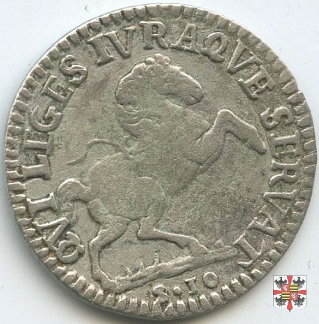 Cavallotto da 10 soldi con data 1704 (Mantova)